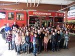 Tatütata, die 3. Klassen besuchen die Freiwillige Feuerwehr Neustadt